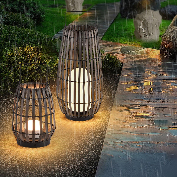 Tropic Braid Lantern Outdoor Lamp-DWHOME