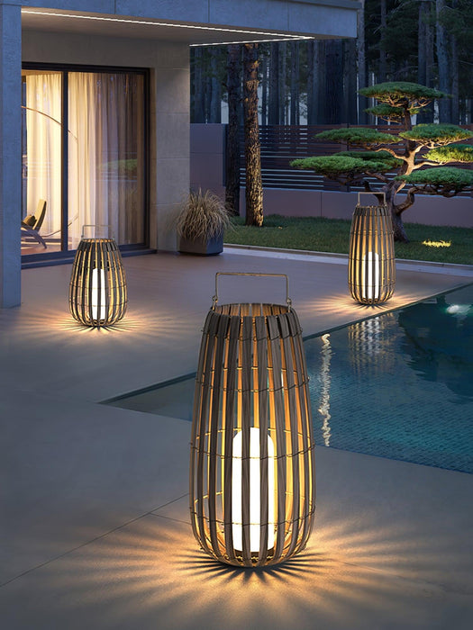 Tropic Braid Lantern Outdoor Lamp-DWHOME