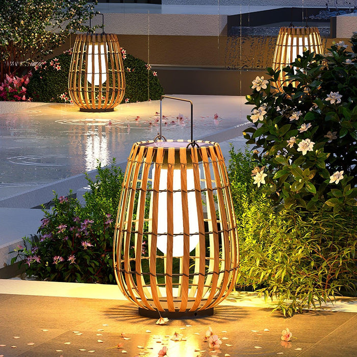 Tropic Braid Lantern Outdoor Lamp-DWHOME