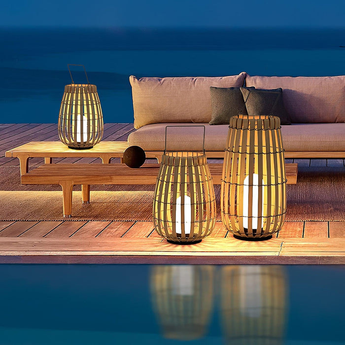 Tropic Braid Lantern Outdoor Lamp-DWHOME