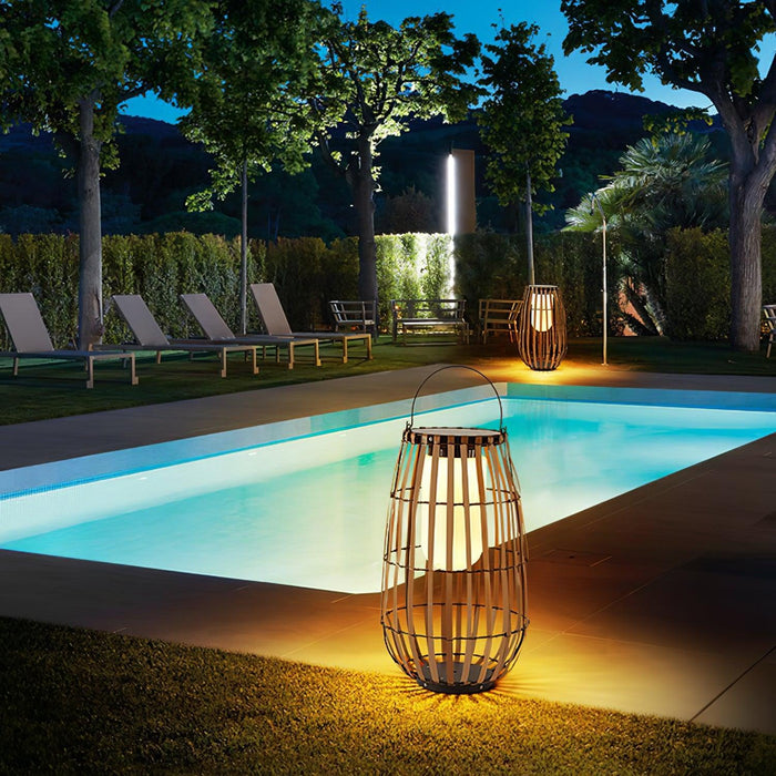 Tropic Braid Lantern Outdoor Lamp-DWHOME