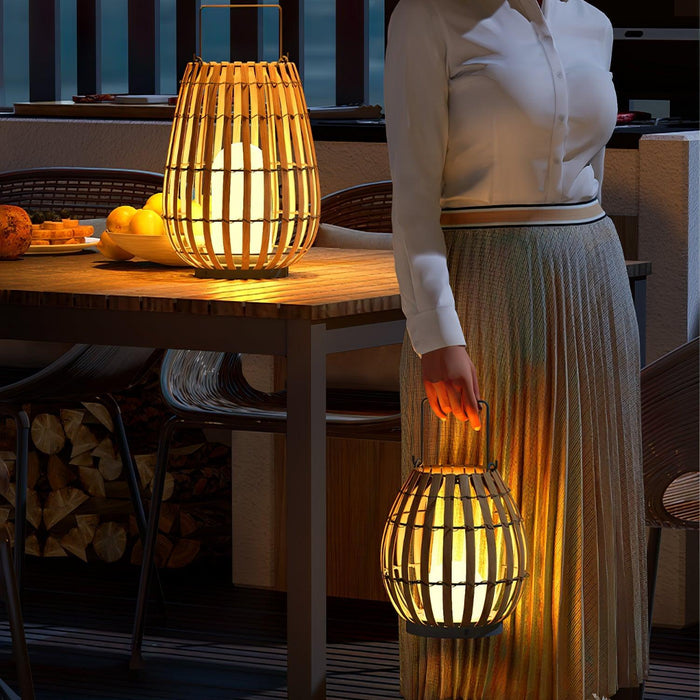 Tropic Braid Lantern Outdoor Lamp-DWHOME