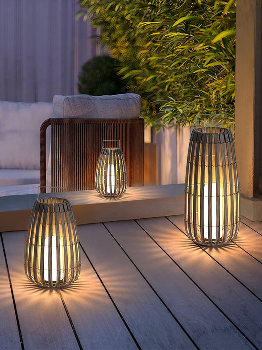 Tropic Braid Lantern Outdoor Lamp-DWHOME