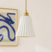Trumpet Ceramic Pendant Light-DWHOME