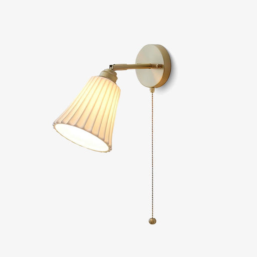 Trumpet Ceramic Wall Light-DWHOME