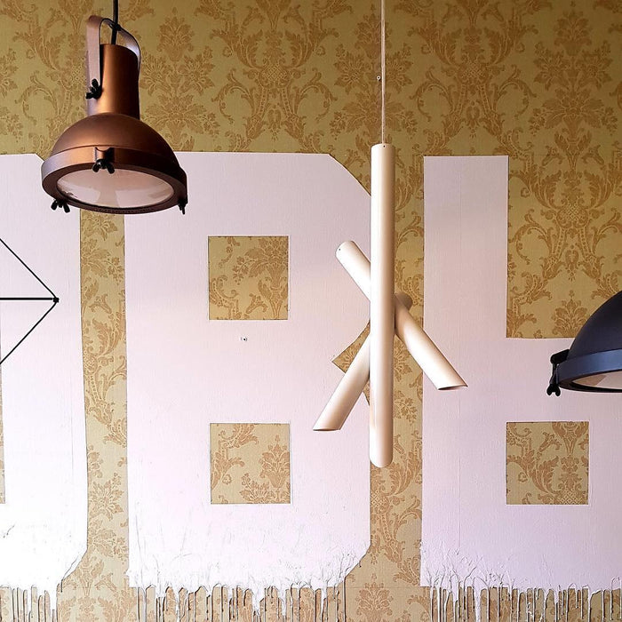 "Lampe suspendue Tube-DWHOME"