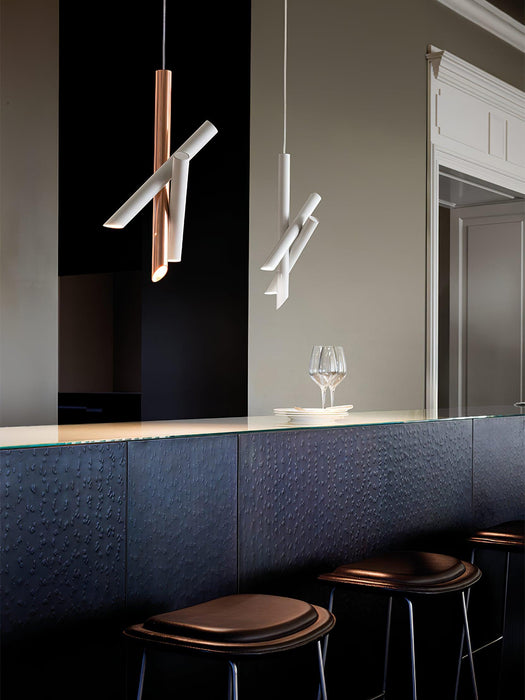 "Lampe suspendue Tube-DWHOME"