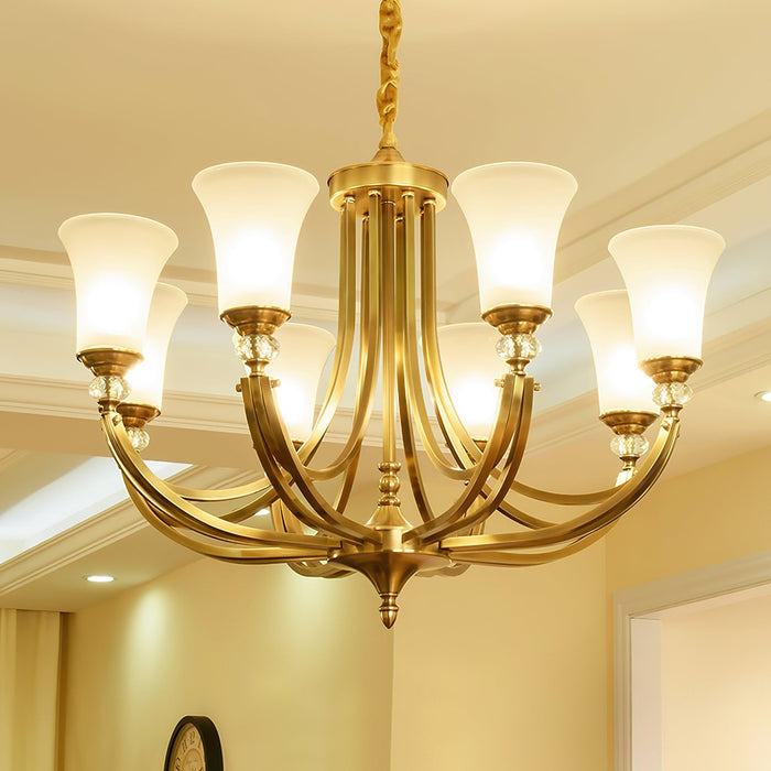 Tuileries Glass Chandelier-DWHOME