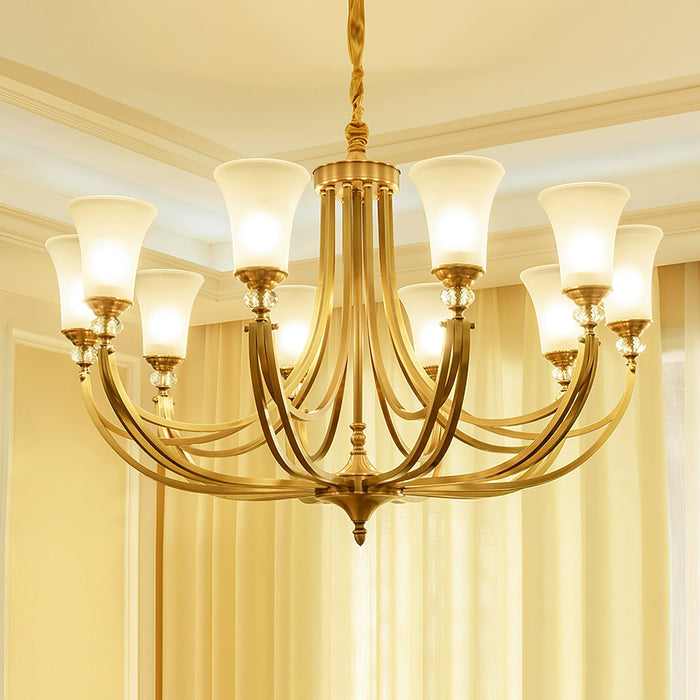 Tuileries Glass Chandelier-DWHOME