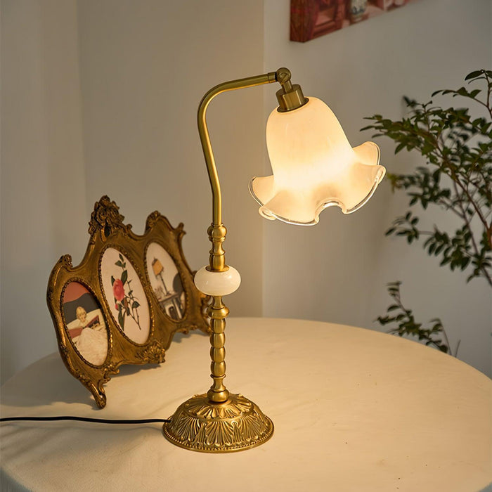 Tulip Brass Table Lamp - DWHOME