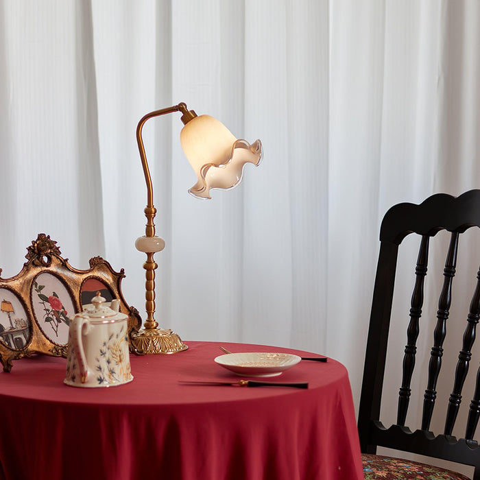 Tulip Brass Table Lamp - DWHOME