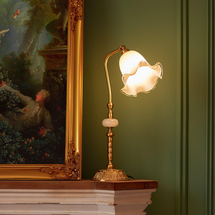 Tulip Brass Table Lamp - DWHOME