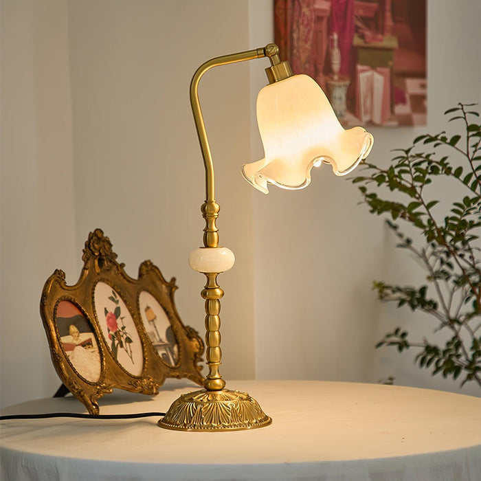 Tulip Brass Table Lamp - DWHOME