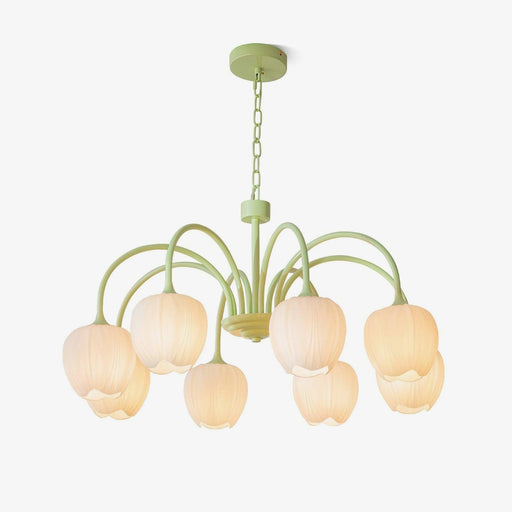 Tulip Matcha Chandelier-DWHOME
