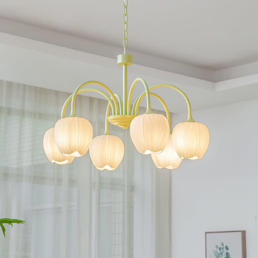 Tulip Matcha Chandelier-DWHOME