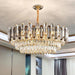 Tuna Luxury Modern Crystal Round Chandelier - DWHOME