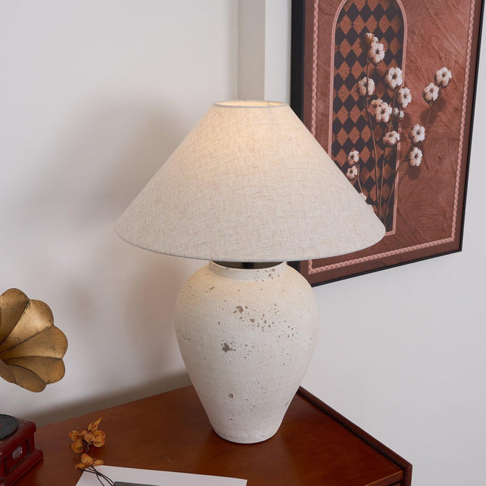 Tuscan Stone Table Lamp - DWHOME