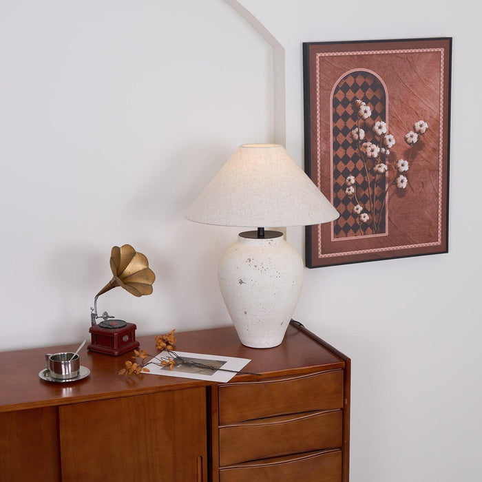 Tuscan Stone Table Lamp - DWHOME