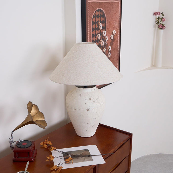 Tuscan Stone Table Lamp - DWHOME