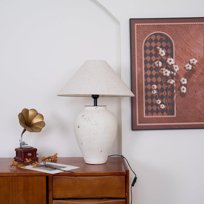 Tuscan Stone Table Lamp - DWHOME