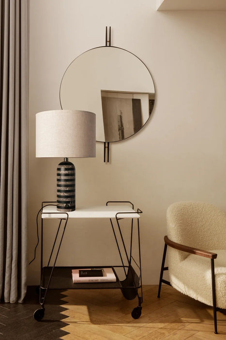 Tuxedo Marble Table Lamp-DWHOME