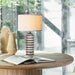 Tuxedo Marble Table Lamp-DWHOME