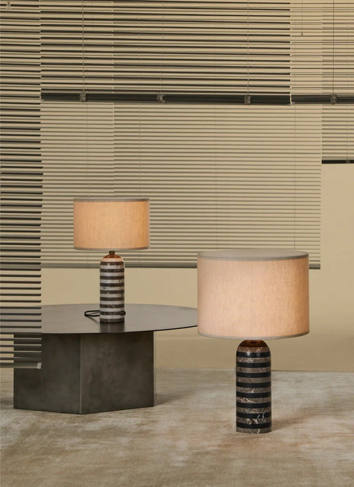 Tuxedo Marble Table Lamp-DWHOME