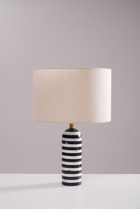 Tuxedo Marble Table Lamp-DWHOME
