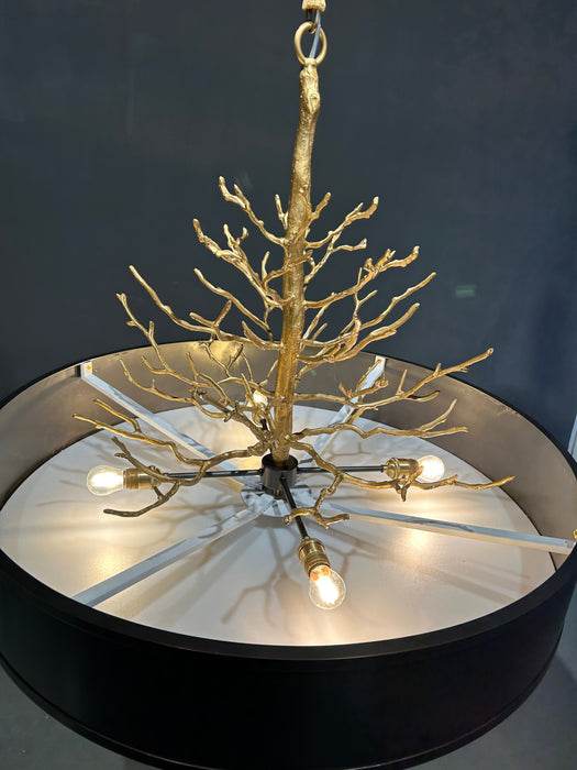 Twig Brass Chandelier-DWHOME