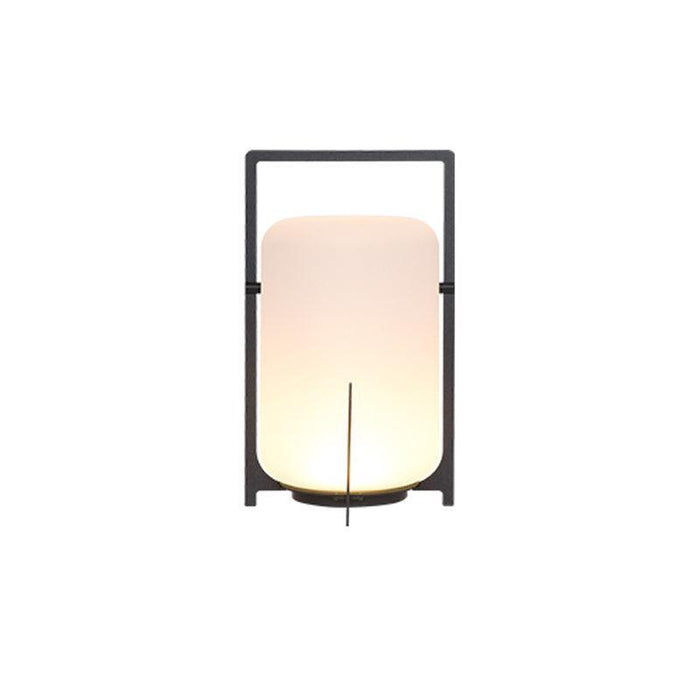 Black Twilight Lantern Table Lamp-DWHOME