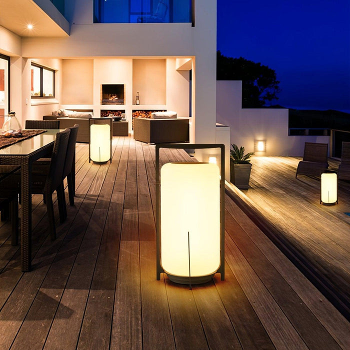 Twilight Lantern Solar Outdoor Table Lamp - DWHOME