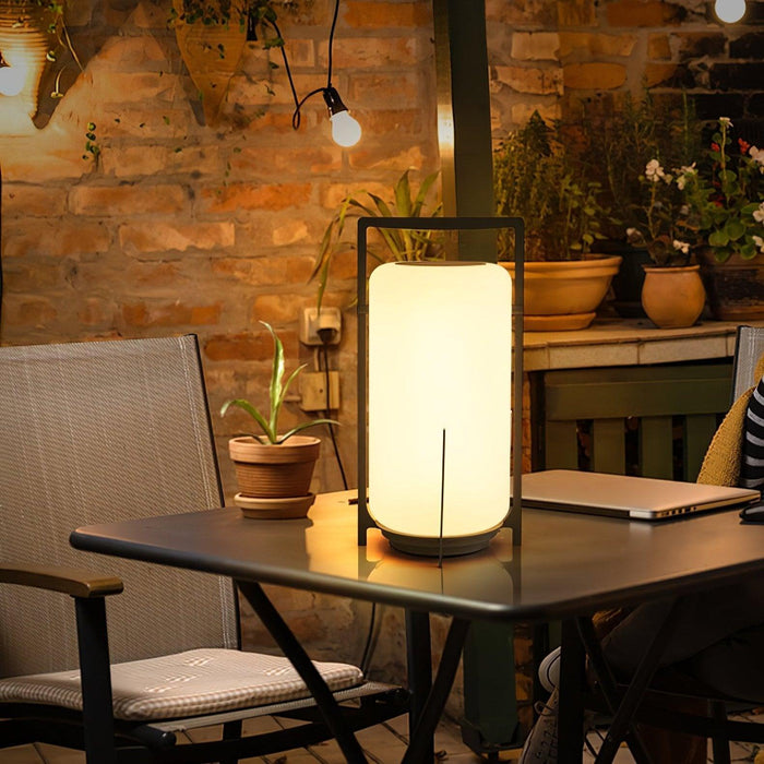 Twilight Lantern Solar Outdoor Table Lamp - DWHOME