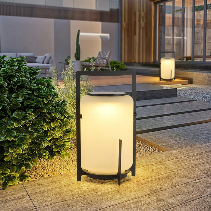 Twilight Lantern Solar Outdoor Table Lamp - DWHOME