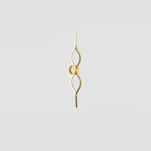 Twist Brass Wall Light-DWHOME