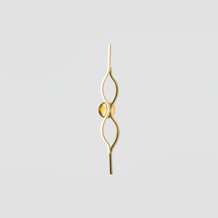 Twist Brass Wall Light - Vakkerlight