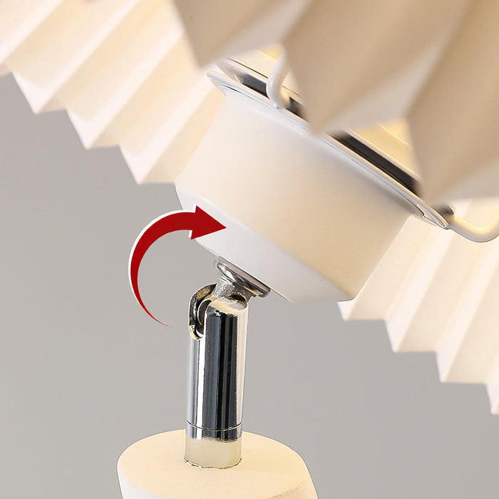 Twisted Pleated Floor Lamp-DWHOME