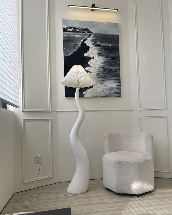 Twisted Pleated Floor Lamp-DWHOME