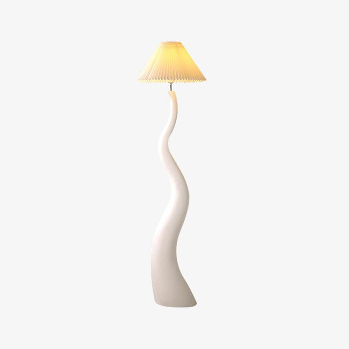 Twisted Pleated Floor Lamp-DWHOME