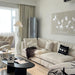 Twisted Pleated Floor Lamp-DWHOME