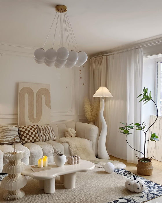 Twisted Pleated Floor Lamp-DWHOME