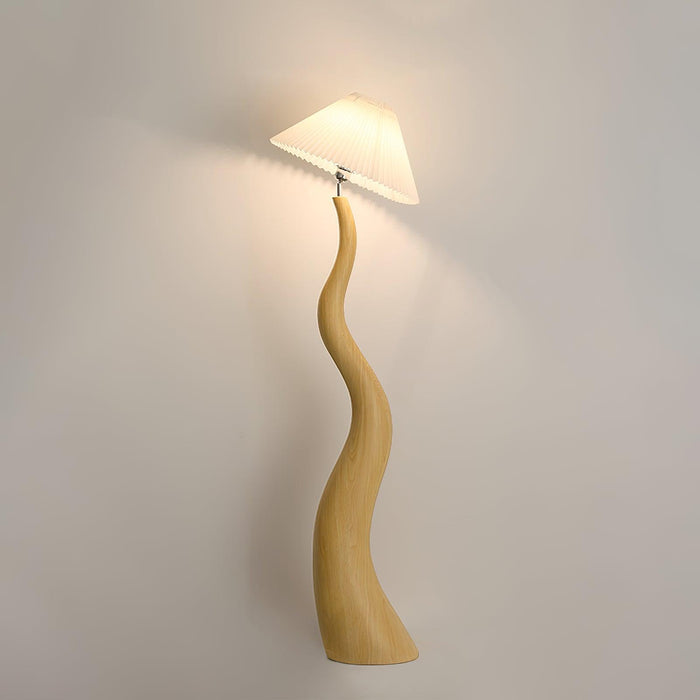 Twisted Pleated Floor Lamp-DWHOME