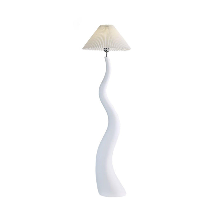 Twisted Pleated Floor Lamp-DWHOME