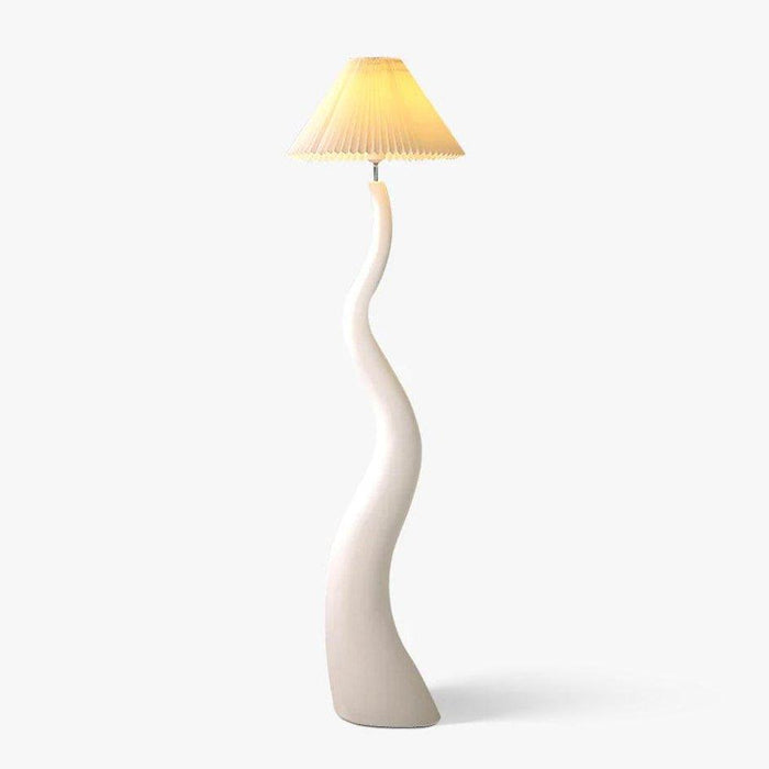 Twisted Pleated Floor Lamp-DWHOME