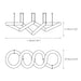 Twisted Ring Alabaster Chandelier-DWHOME