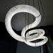 Twisted Ring Alabaster Chandelier-DWHOME