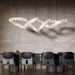Twisted Ring Alabaster Chandelier-DWHOME