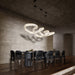 Twisted Ring Alabaster Chandelier-DWHOME