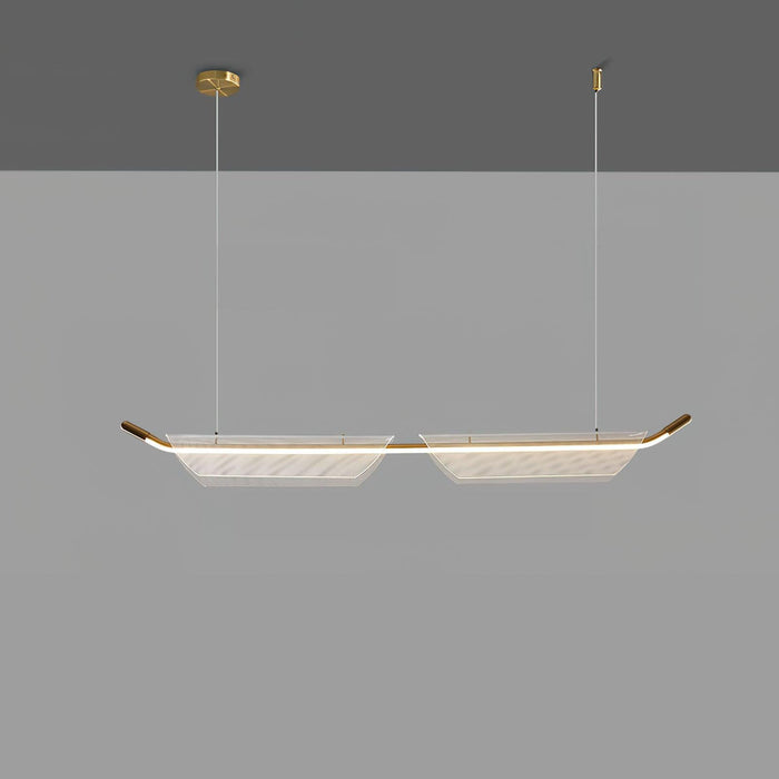 Two Boats Acrylic Pendant Light-DWHOME