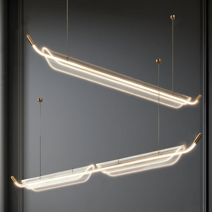 Two Boats Acrylic Pendant Light-DWHOME
