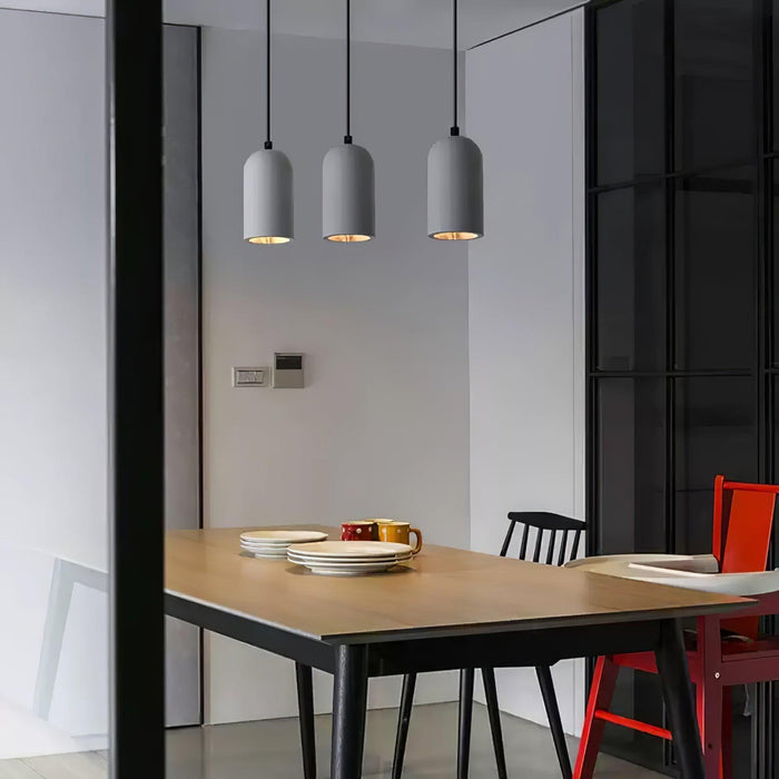 U Concrete Pendant Lamp-DWHOME